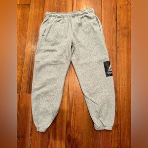 Light gray Reebok sweatpants